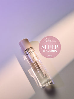 NEOM sleep mist with an oprah award daily sleep o-ward logo