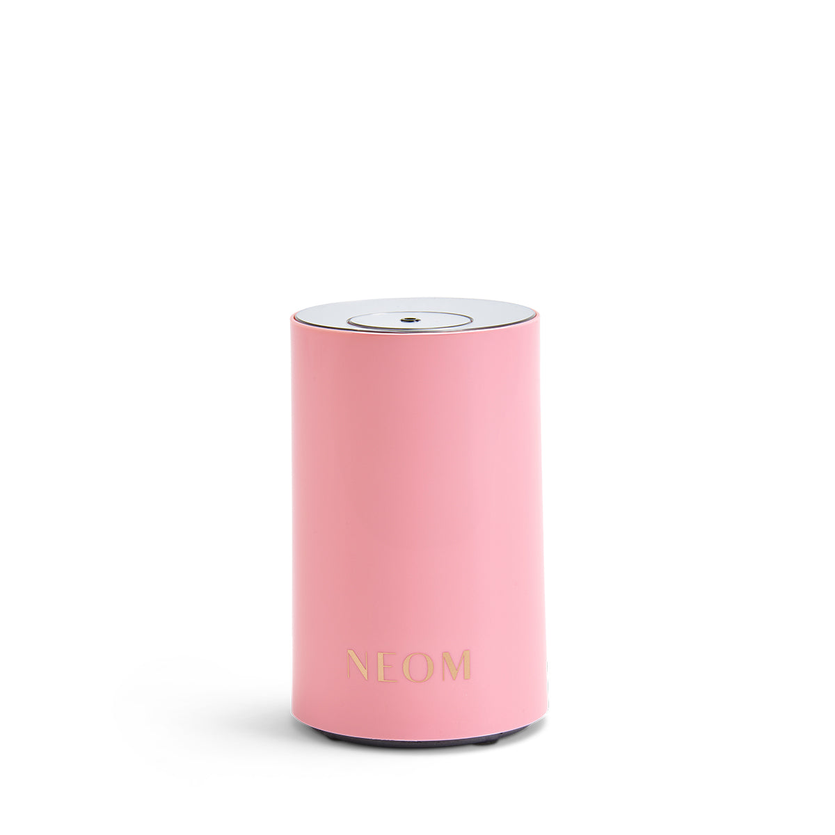 NEOM pod mini in pink on a white background
