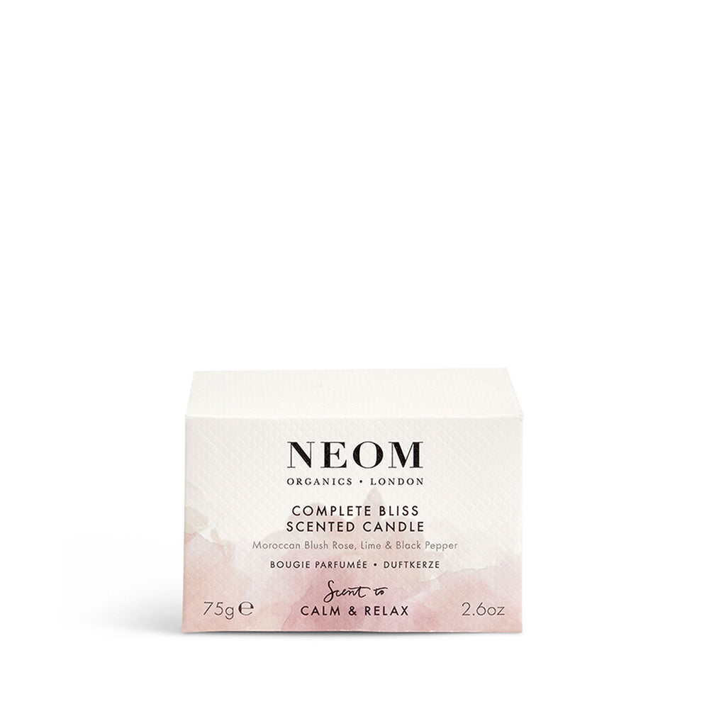 Travel Candles Mini Candle Complete Bliss Candle NEOM Organics US
