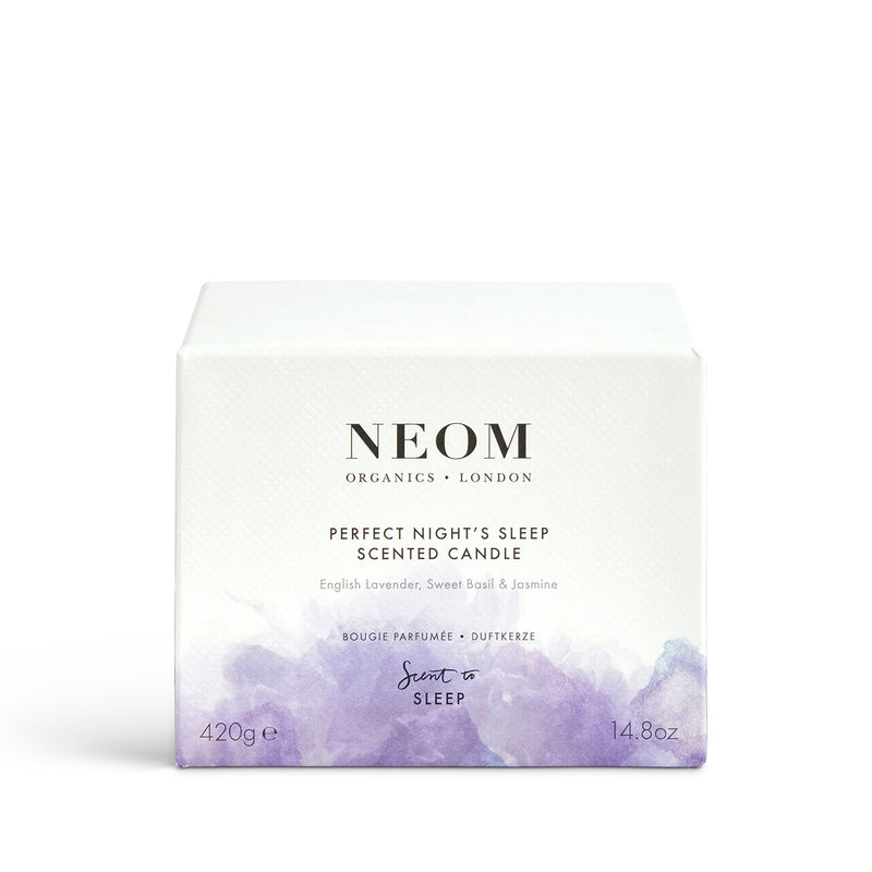 perfect night's sleep candle box