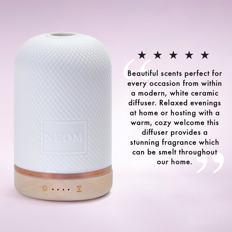 Happiness Diffuser & Oil Starter Pack | NEOM Wellbeing US