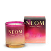 Neom Christmas Wish scented candle with packaging on a white background