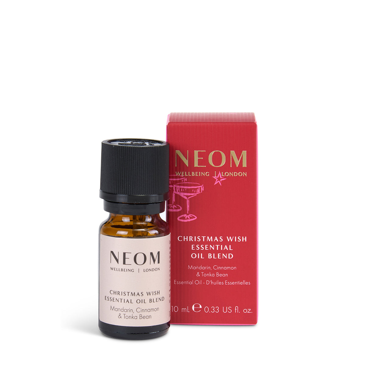 Ceramic Shooting Star & Christmas Wish Essential Oil Blend