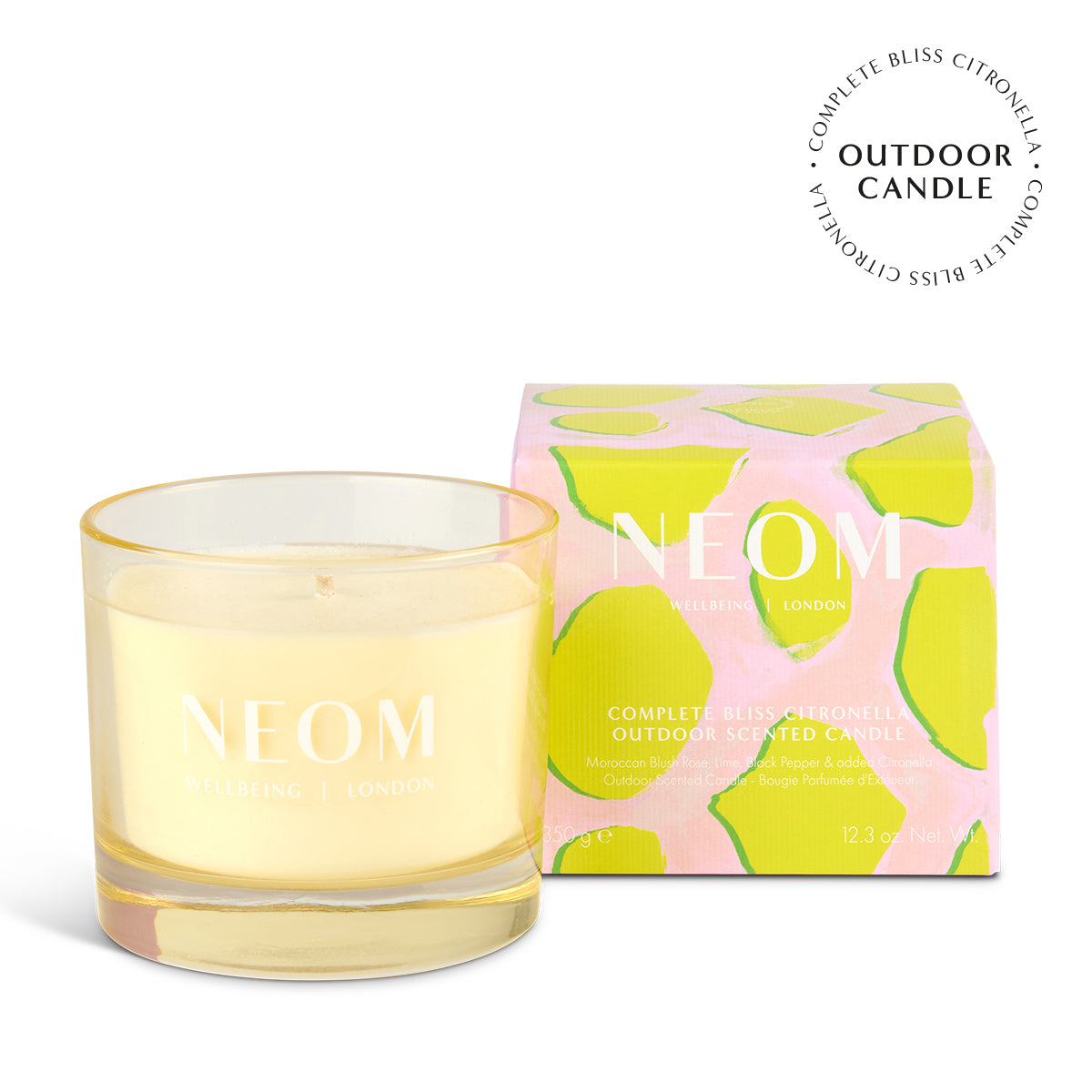Complete Bliss Citronella Scented Outdoor Candle