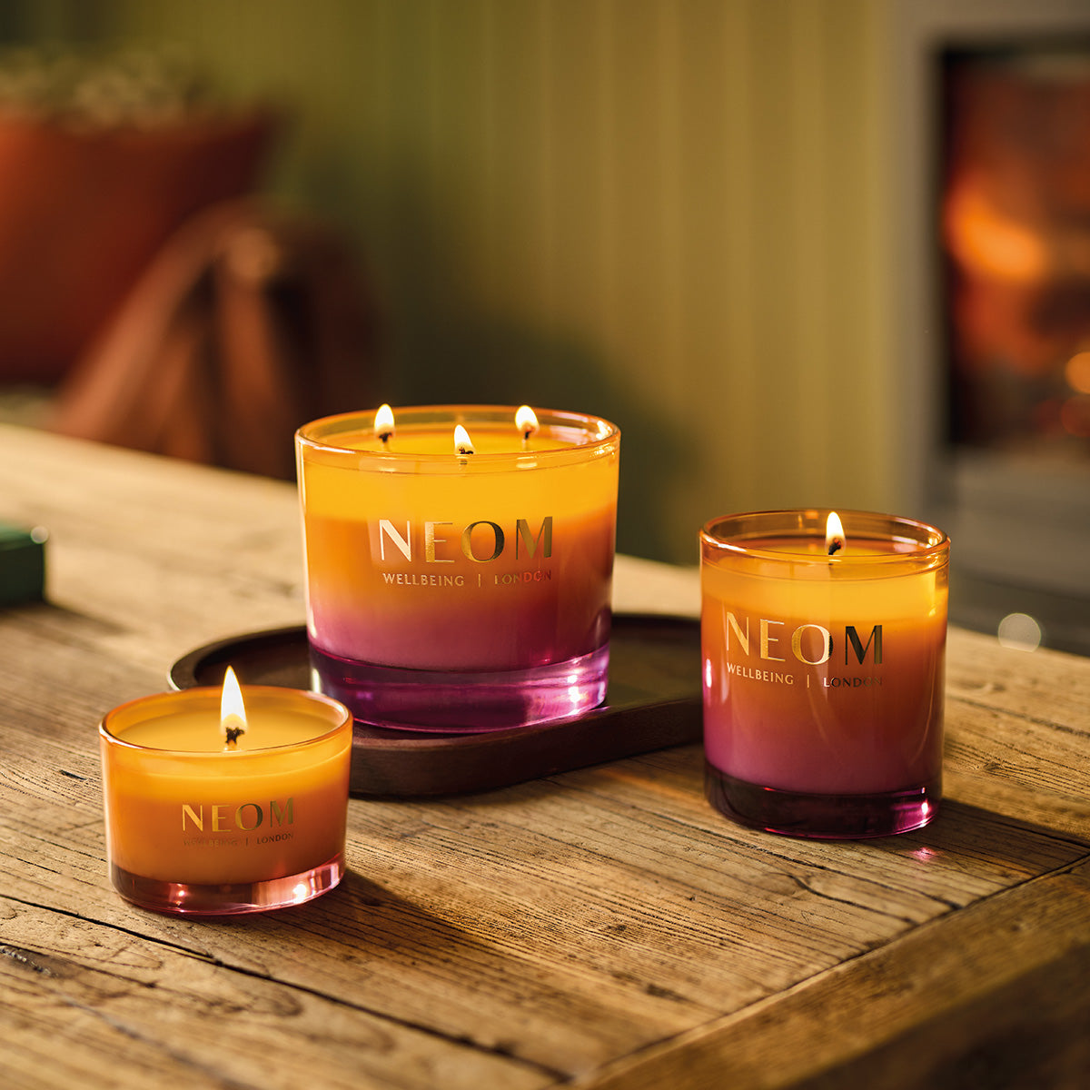 NEOM Cosy Nights Candle Collection 