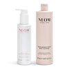 Two NEOM skincare products on a white background