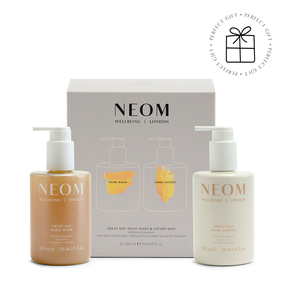 Great Day Exfoliating Hand Wash & Lotion Duo – NEOM Wellbeing US