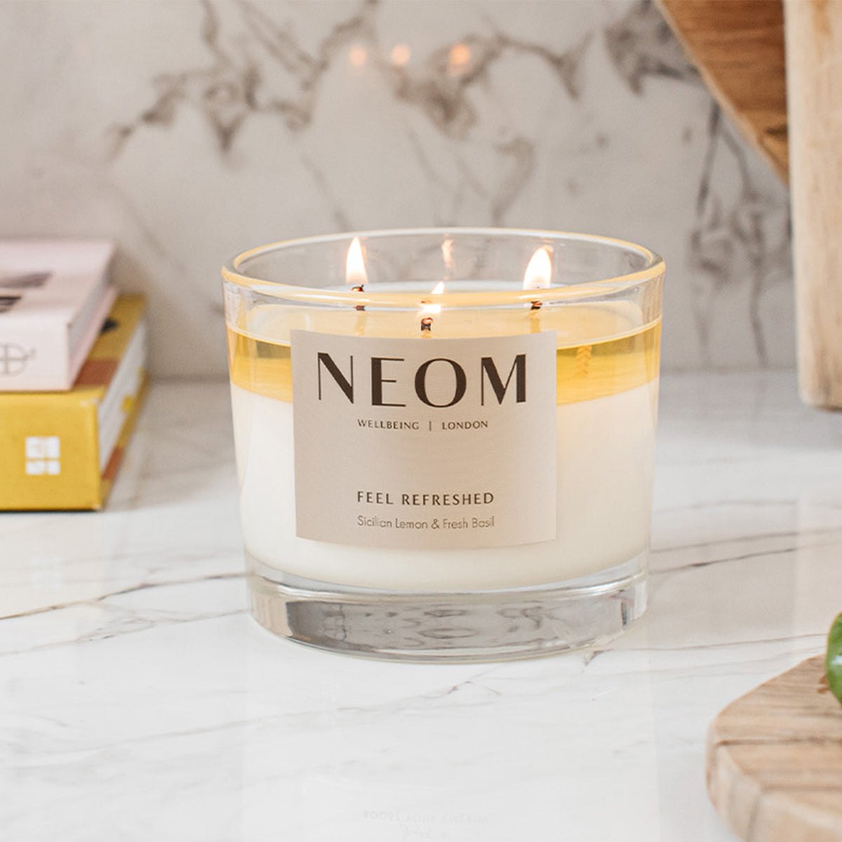 Feel Refreshed Scented Candle (3 Wick) | NEOM Organics US
