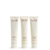 Three NEOM body butters on a white background