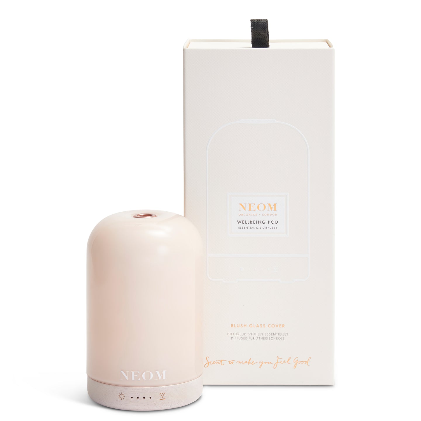 Wellbeing Pod Essential Oil Diffuser With Blush Cover