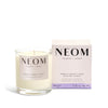 NEOM Perfect Night's Sleep scented candle and packaging on a white background