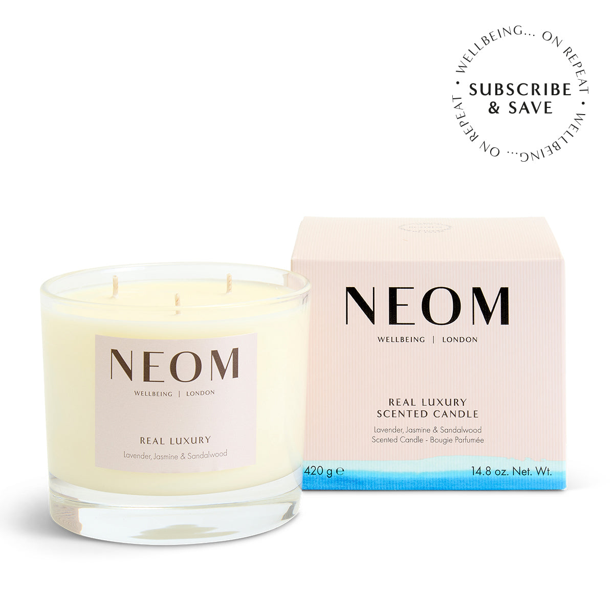 Real Luxury Scented Candle (3 Wicks) | NEOM Organics US