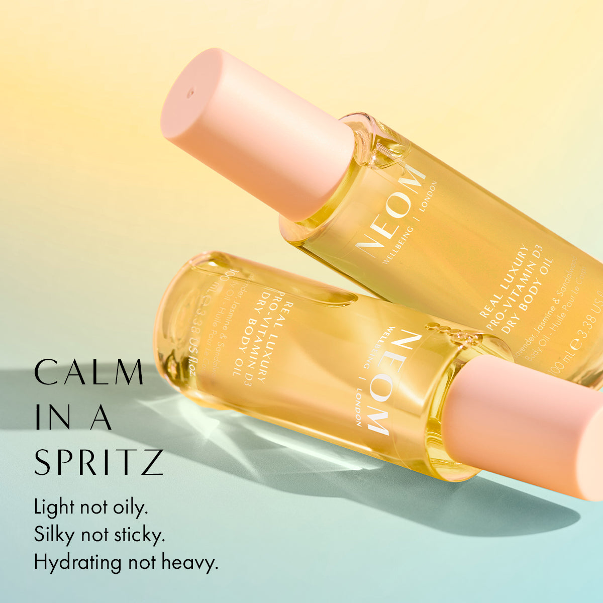 Dry Body Oils | Dry Oil Spray for Body | NEOM Wellbeing