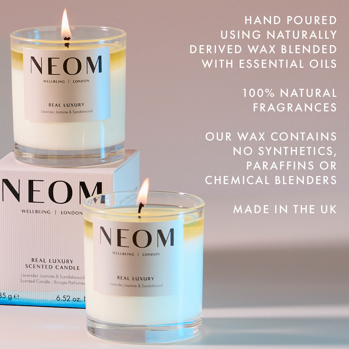 Real Luxury Scent to Destress Candle (1 Wick)