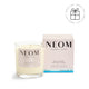 NEOM real luxury 1 wick candle on a whit background with a 'perfect gift' roundel
