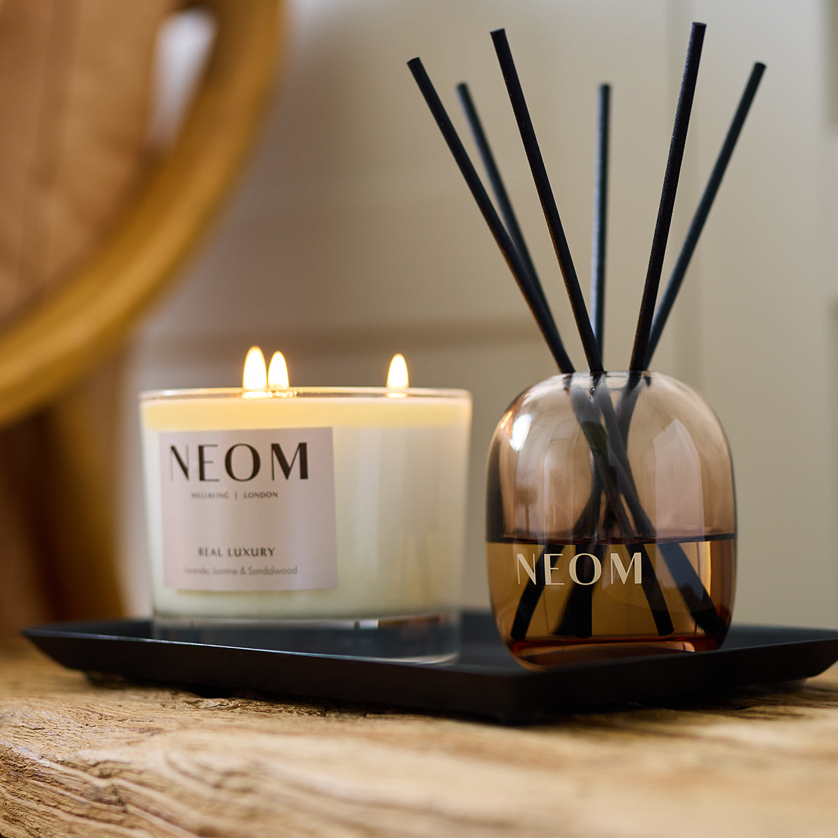 Real Luxury Scented Candle (3 Wick)
