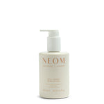 NEOM hand lotion bottle on a white background