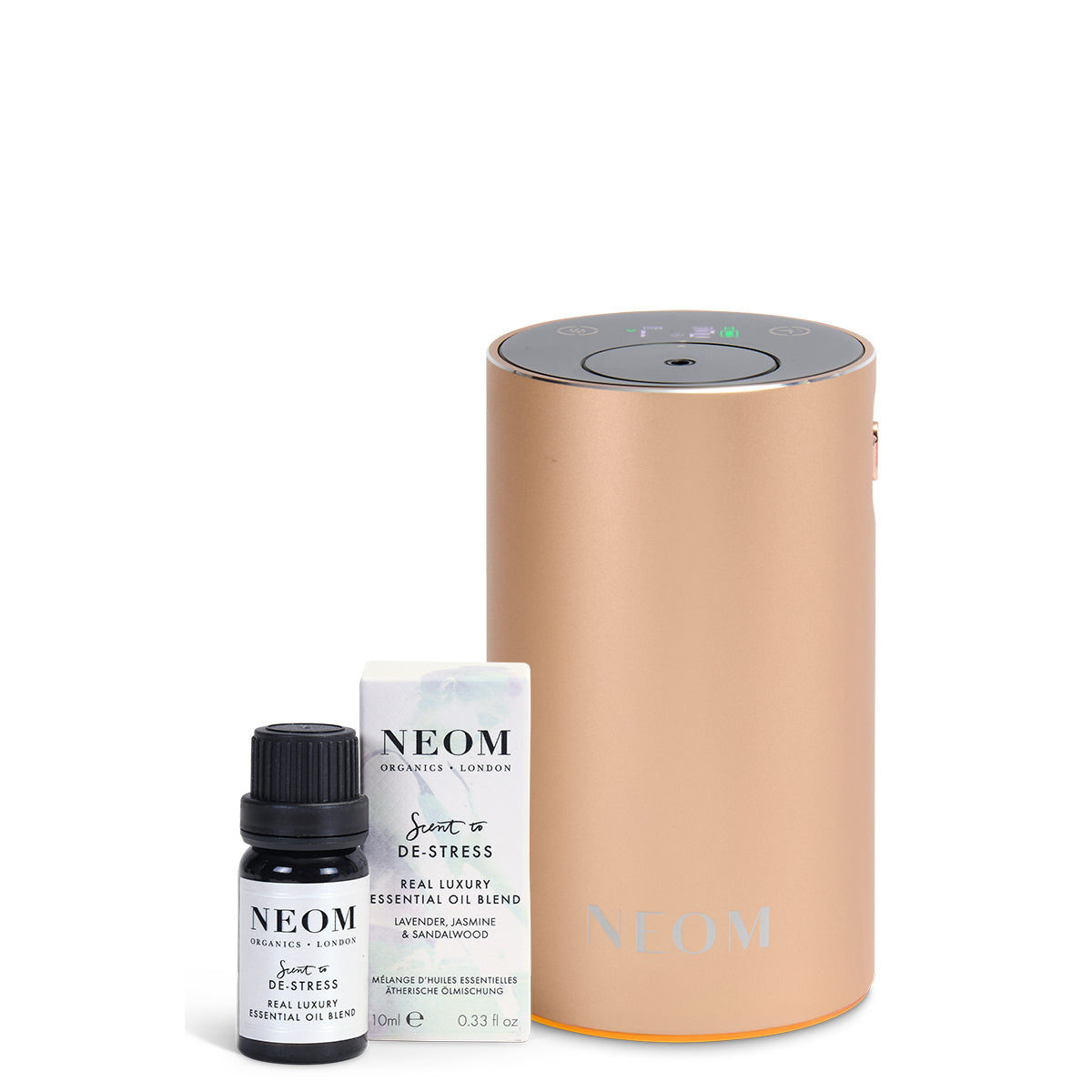 NEOM Real Luxury Waterless Pod Mini+ Starter Pack in Rose Gold