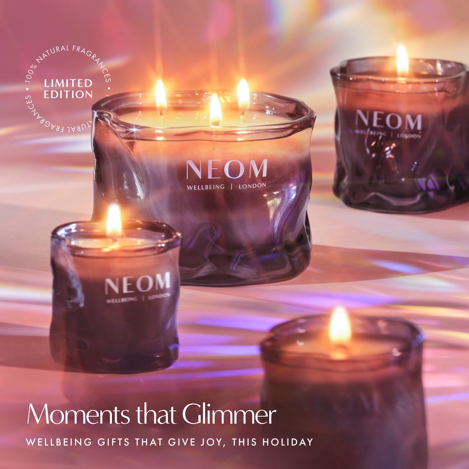 Sparkling Joy Scented Candle (Travel) – NEOM Wellbeing US