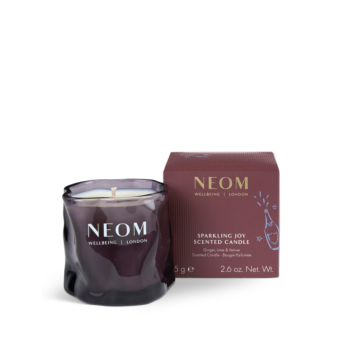 Sparkling Joy Scented Candle (Travel) – NEOM Wellbeing US