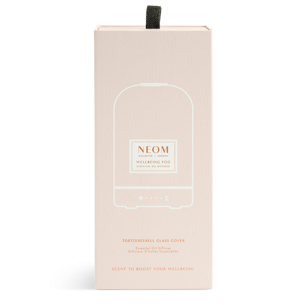 NEOM product packaging on a white background