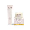 NEOM great day magnesium body butter and happiness travel candle on a white background