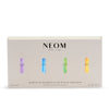 NEOM moments of wellbeing in the palm of your hands on a white background