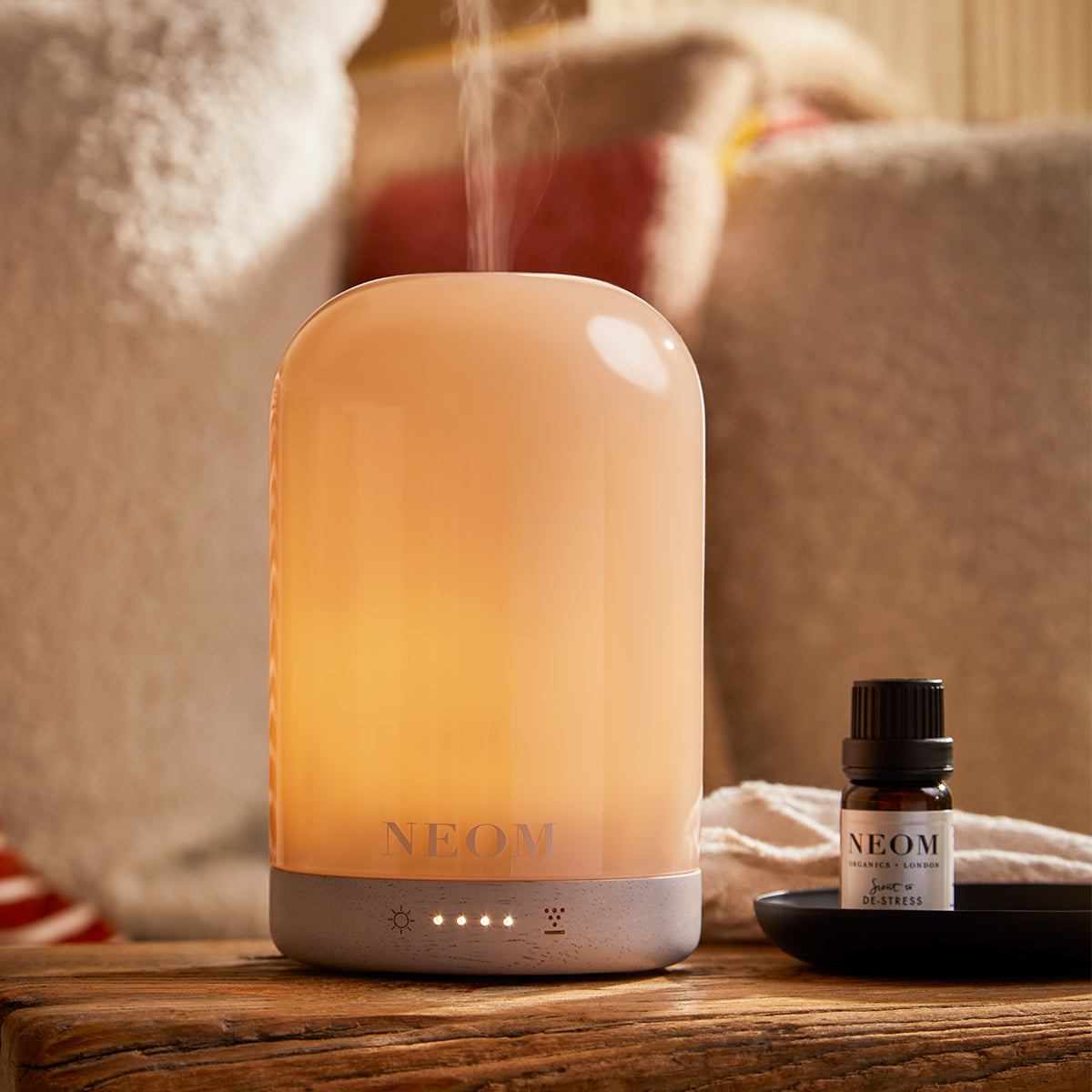 Wellbeing Pod Essential Oil Diffuser With Blush Cover